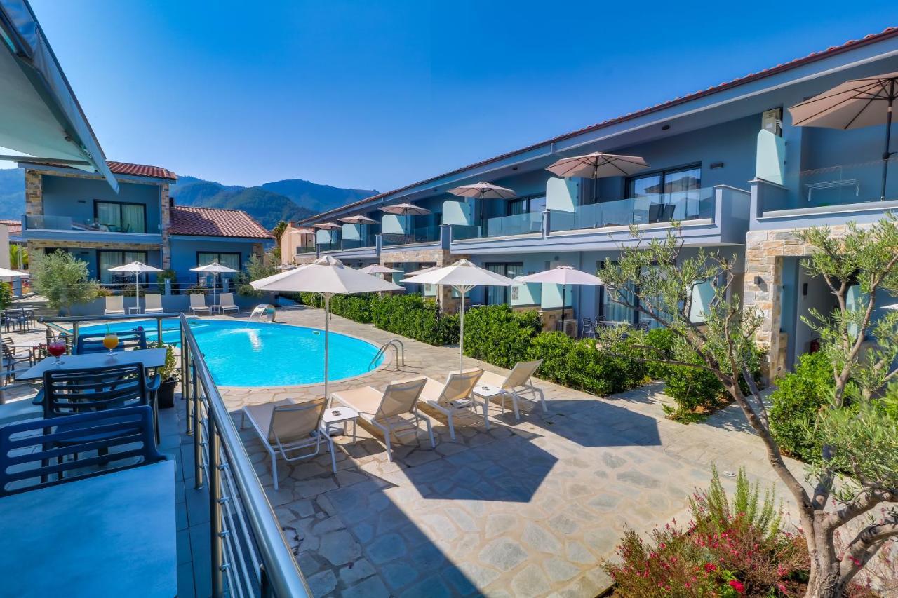 Theros Villas & Suites Chrisi Ammoudia Eksteriør billede